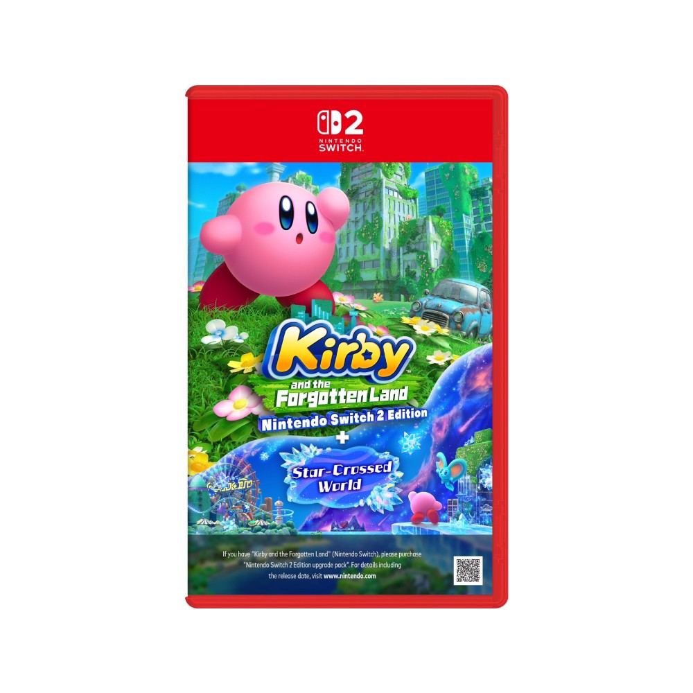 แผ่นเกม Nintendo Switch 2 : Kirby and the Forgotten Land + Star-Crossed World