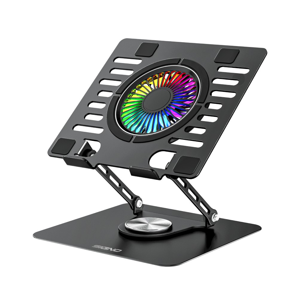 แท่นวางโน๊ตบุ๊ค Signo RGB Gaming Cooling Pad CP-513 STARROS
