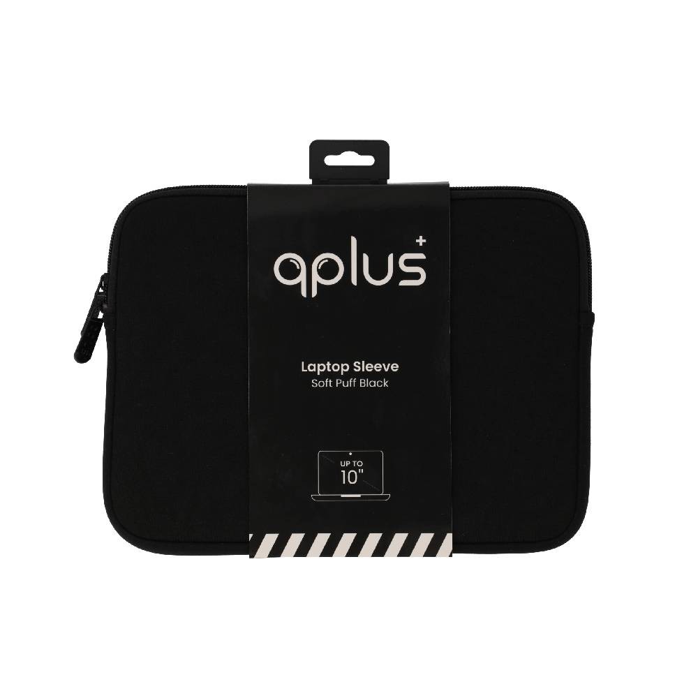 ซองใส่โน๊ตบุ๊ค QPLUS Laptop 10 inch SoftPuff Black