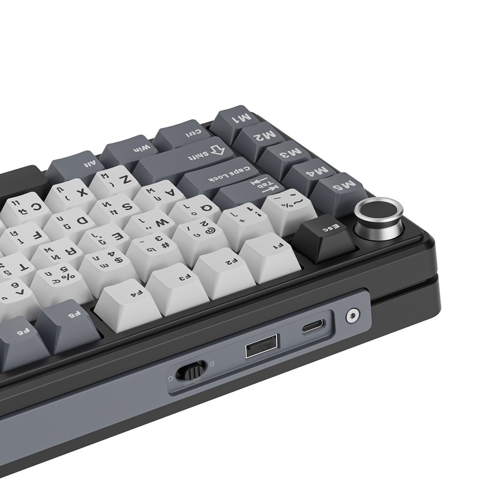 คีย์บอร์ดเกมมิ่ง Royal Kludge Gaming Keyboard L75 Knight Black - Beige Switch