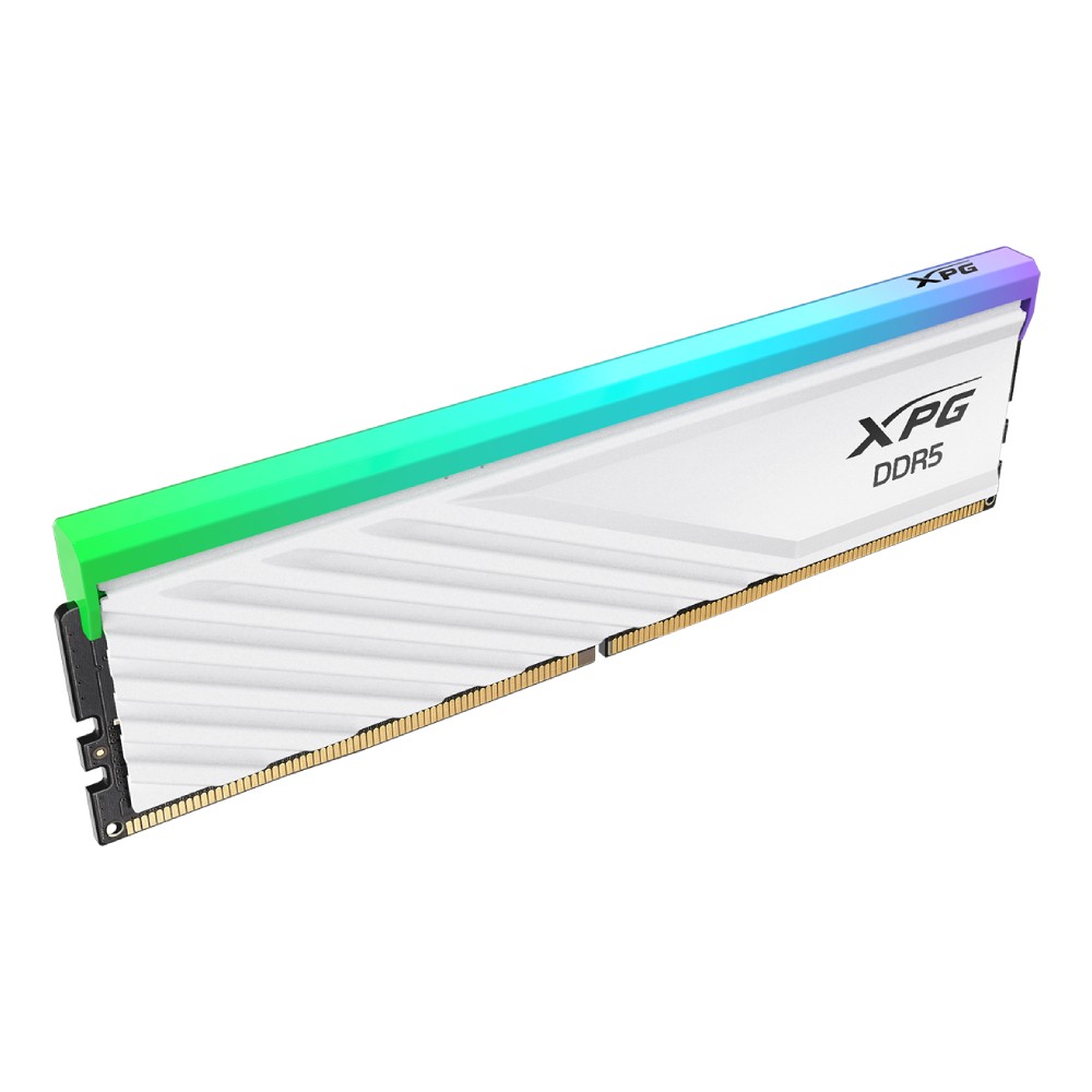 แรมพีซี ADATA XPG LancerBlade RGB DDR5 32GB/6000MHz.(2x16GB) CL30 - White (XPG-U600016G-DTRWH)