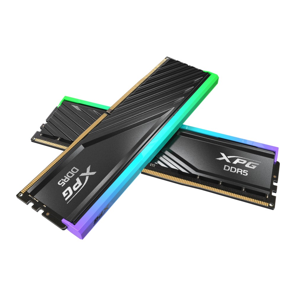 แรมพีซี ADATA XPG LancerBlade RGB DDR5 32GB/6000MHz.(2x16GB) CL30 - Black (XPG-U600016G-DTRBK)