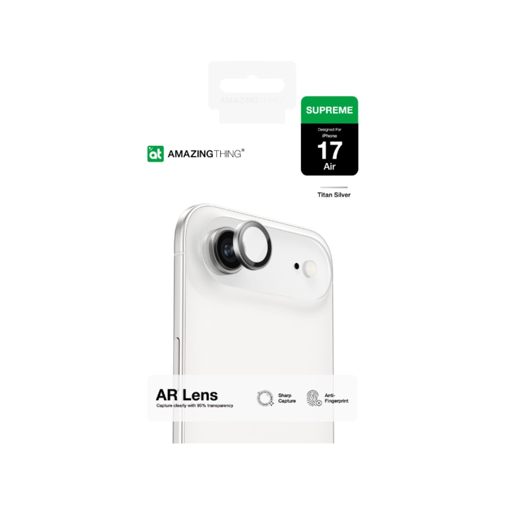ฟิล์มกันเลนส์ AMAZINGthing Camera Lens iPhone Air Crystal Clear