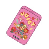 QPLUS x KAKAO Friends กระเป๋าใส่บัตร Magnetic Card Wallet Juicy Pink