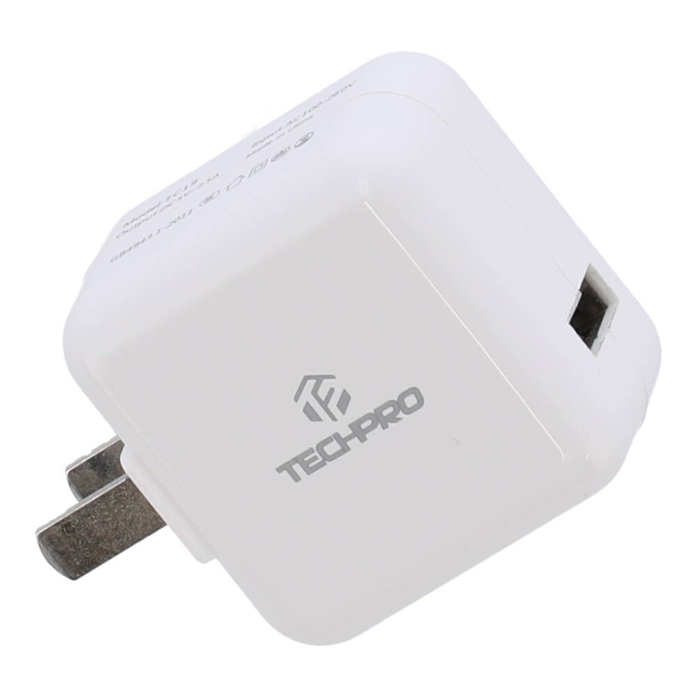 TECHPRO Travel Charger 1 USB-A (2.5A) TC19 White