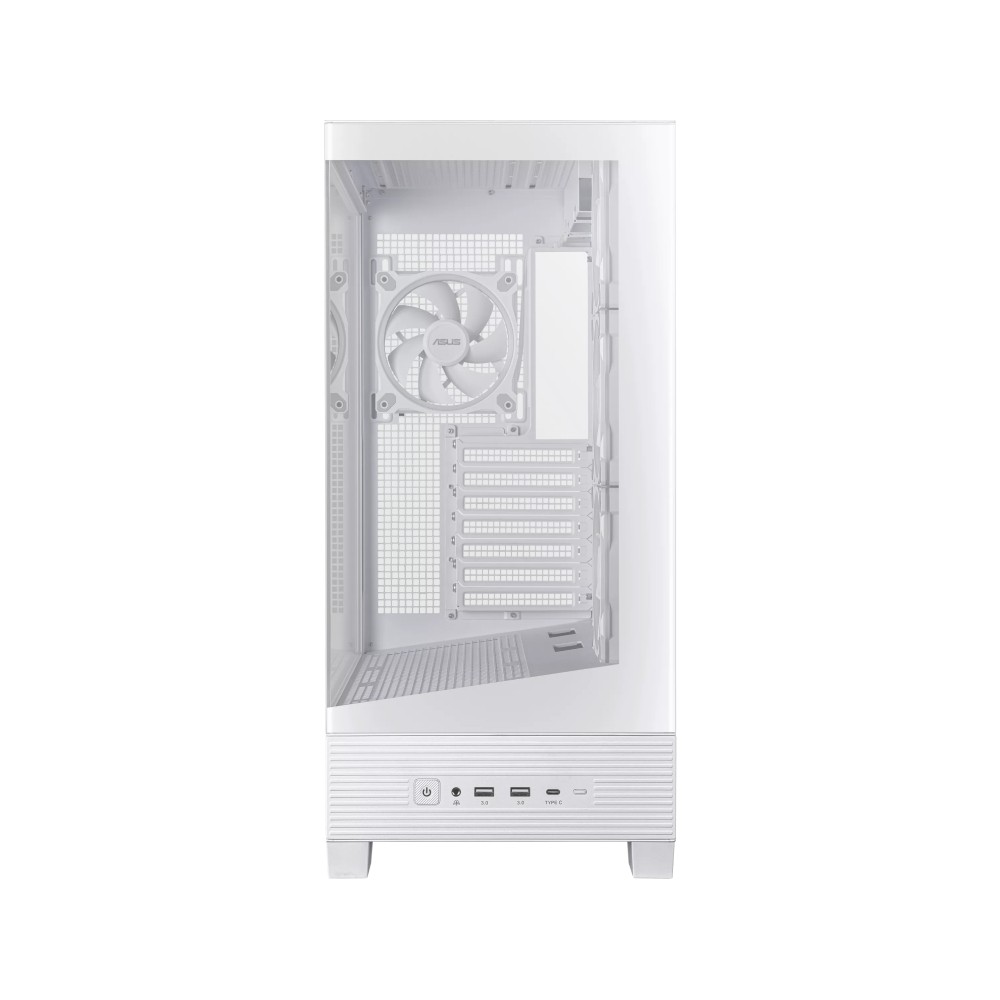 เคสคอมพิวเตอร์ ASUS A31 PLUS TG ARGB ATX PC Case White