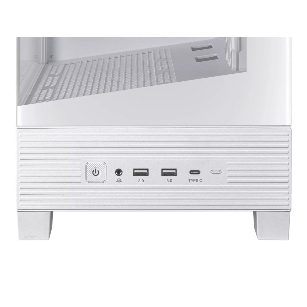 เคสคอมพิวเตอร์ ASUS A31 PLUS TG ARGB ATX PC Case White