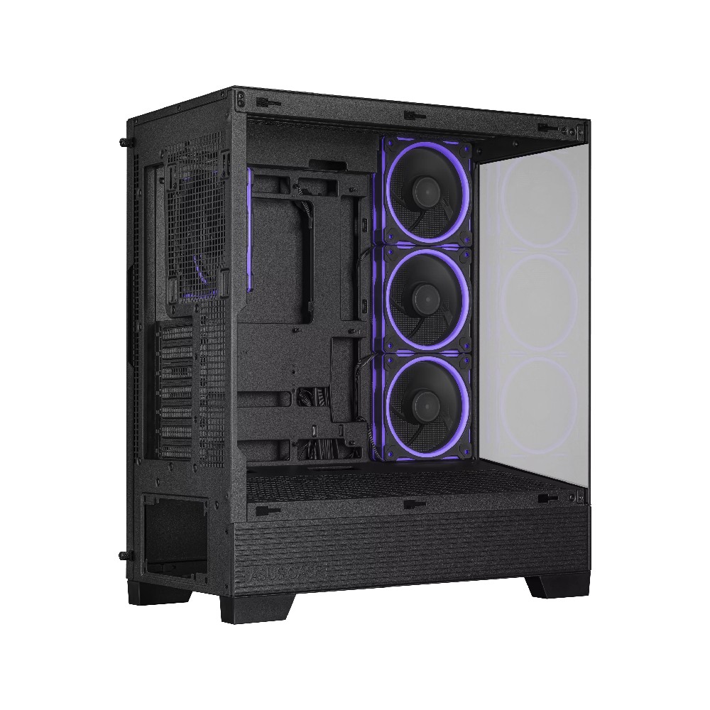 เคสคอมพิวเตอร์ ASUS A31 PLUS TG ARGB ATX PC Case Black