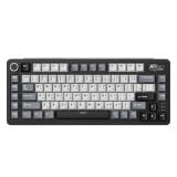 คีย์บอร์ดเกมมิ่ง Royal Kludge Gaming Keyboard L75 Knight Black - Cream Switch