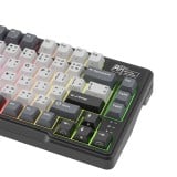 คีย์บอร์ดเกมมิ่ง Royal Kludge Gaming Keyboard L75 Knight Black - Cream Switch