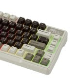คีย์บอร์ดเกมมิ่ง Royal Kludge Gaming Keyboard L75 Mocha Gray - Cream Switch
