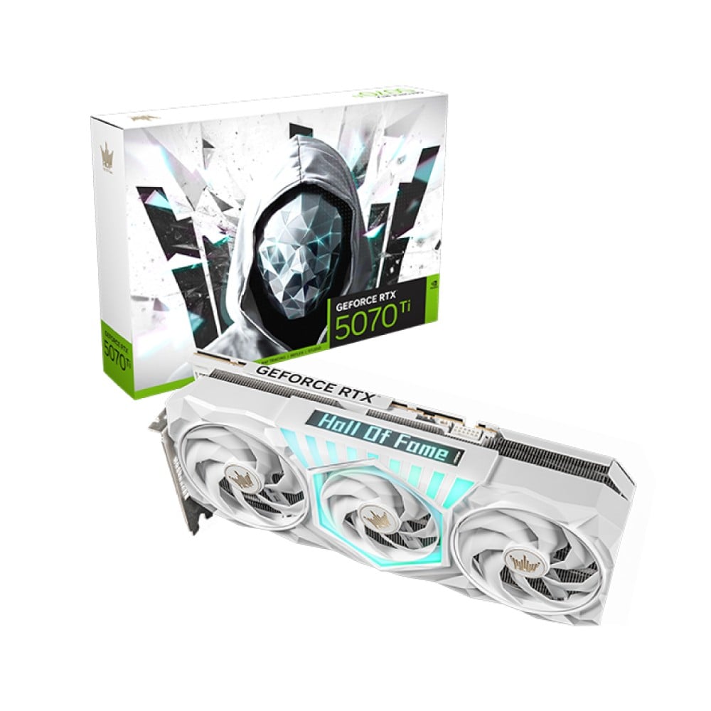 การ์ดจอ GALAX GeForce RTX 5070 Ti HOF Gaming 16GB GDDR7 256-bit