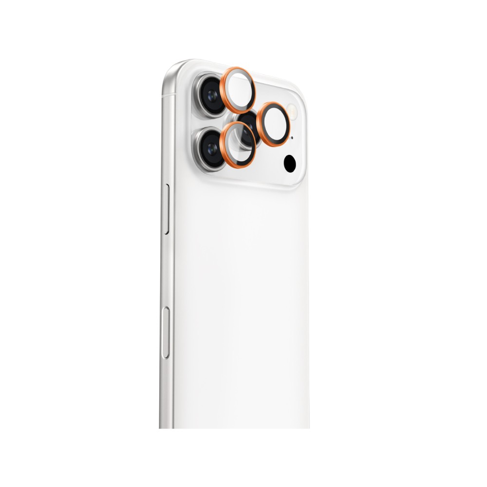 ฟิล์มกันเลนส์ AMAZINGthing Camera Lens iPhone 17 Pro/17 Pro Max Titan Orange