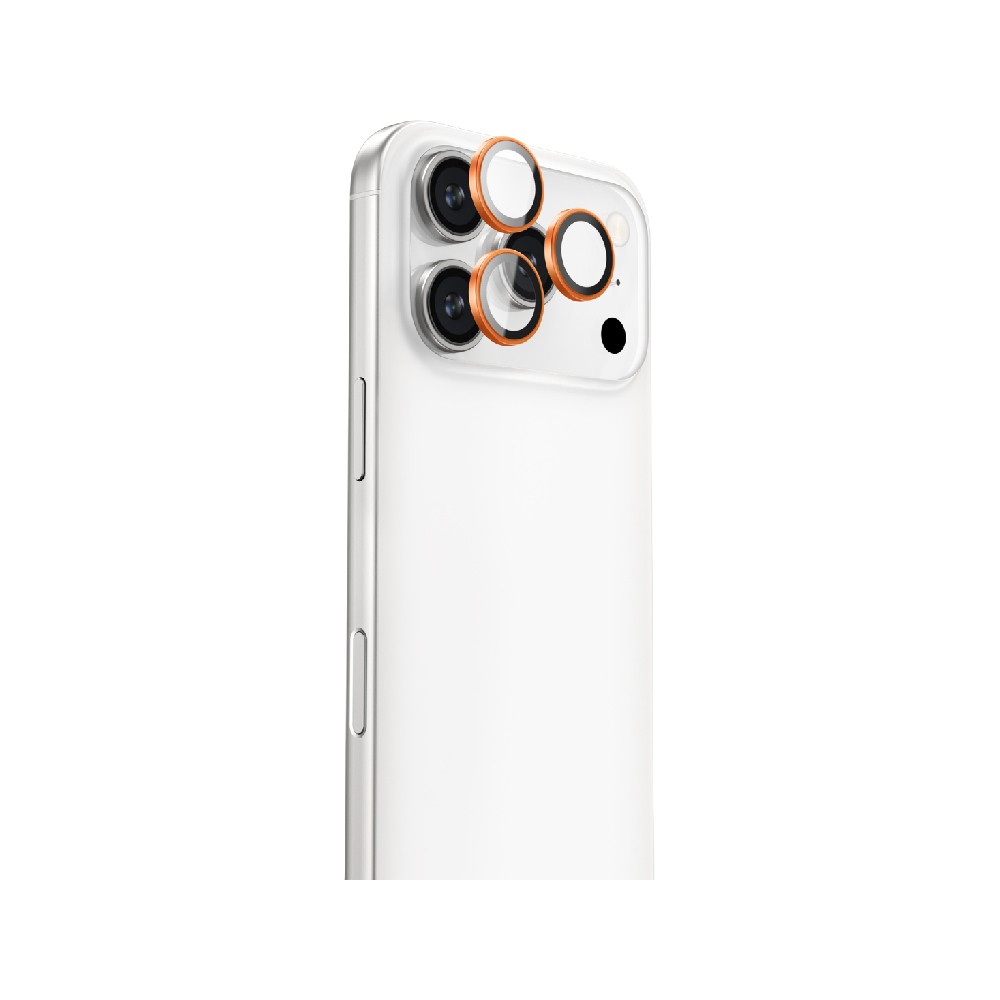 ฟิล์มกันเลนส์ AMAZINGthing Camera Lens iPhone 17 Pro/17 Pro Max Sapphire Titan Orange