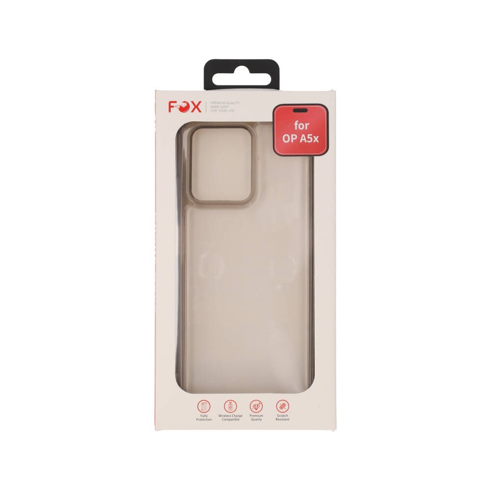 เคส FOX Oppo A5x JellyGuard Black/Transparent