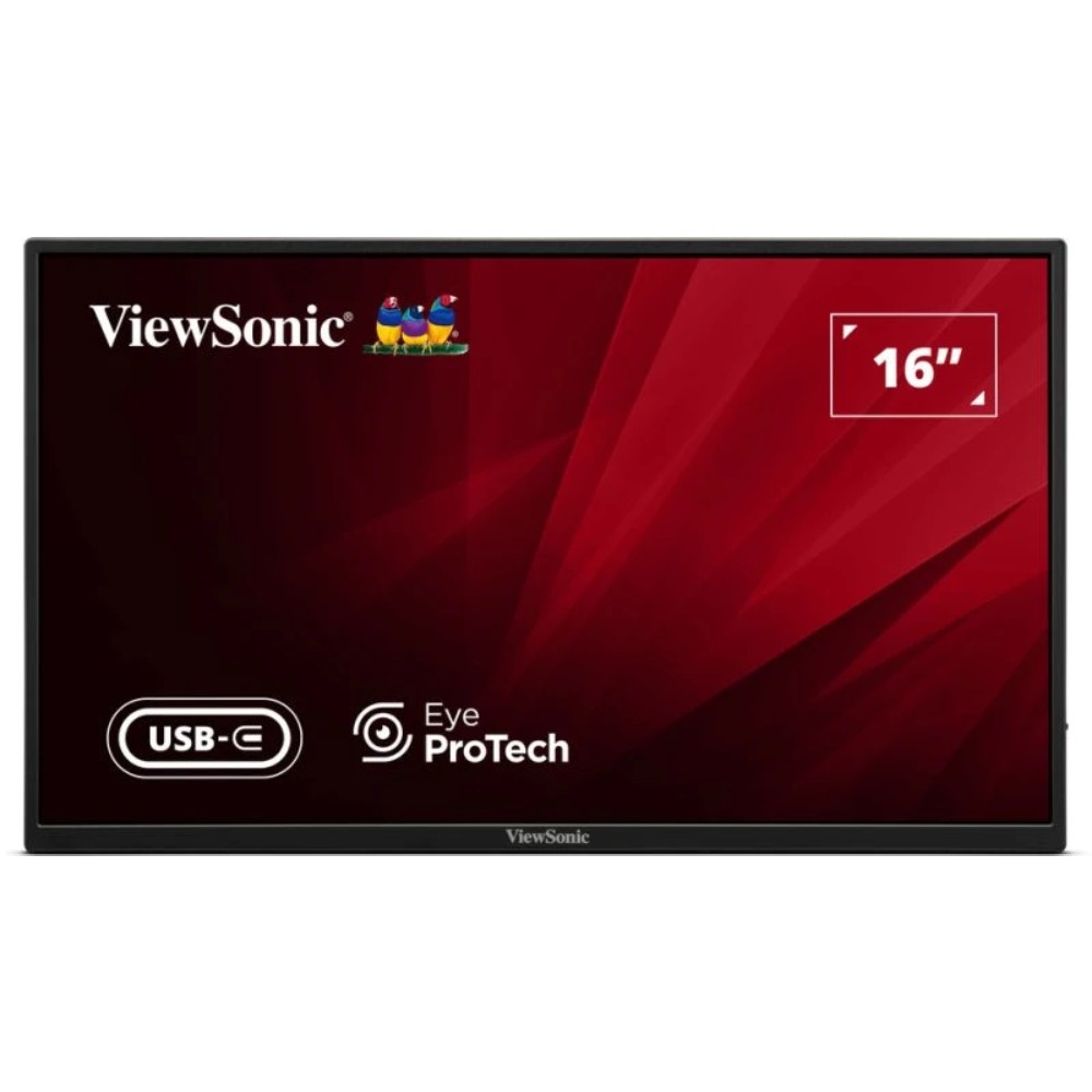 จอมอนิเตอร์ VIEWSONIC Portable VA1650 (IPS 60Hz USB-C)