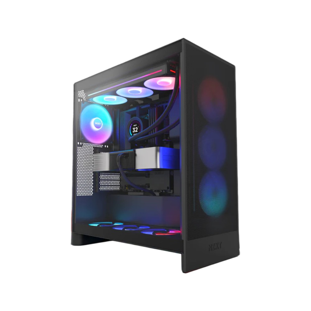 เคสคอมพิวเตอร์ NZXT H7 FLOW RGB Black (CM-H72FB-R1)