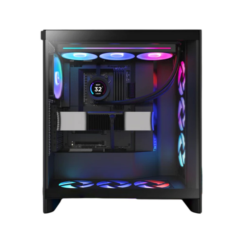 เคสคอมพิวเตอร์ NZXT H7 FLOW RGB Black (CM-H72FB-R1)