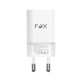 อะแดปเตอร์ FOX Wall USB Charger 1 USB-A (QC3.0A)/1 USB-C (PD30W) FOX-V3002 White