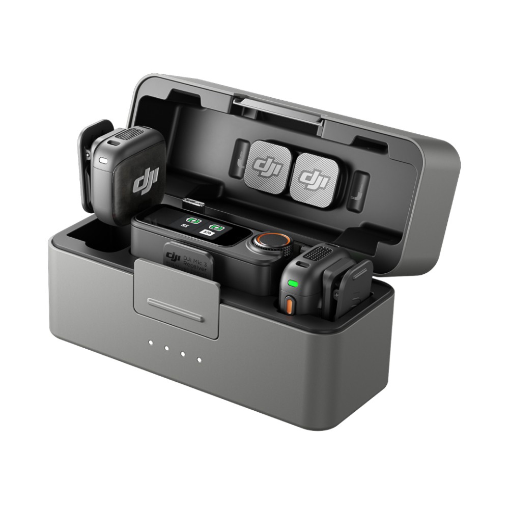 ไมโครโฟน DJI Mic 3 (2TX + 1RX + Charging Case)