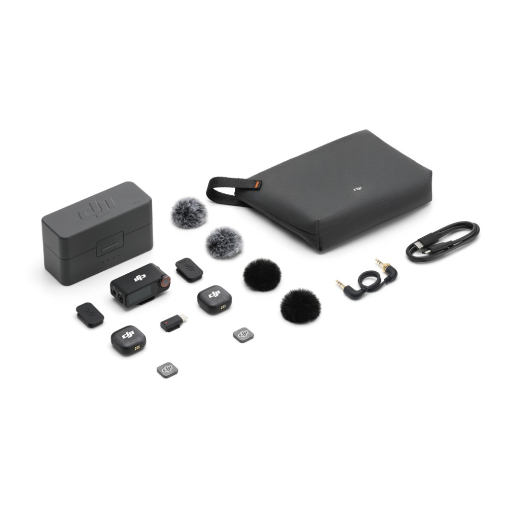 ไมโครโฟน DJI Mic 3 (2TX + 1RX + Charging Case)