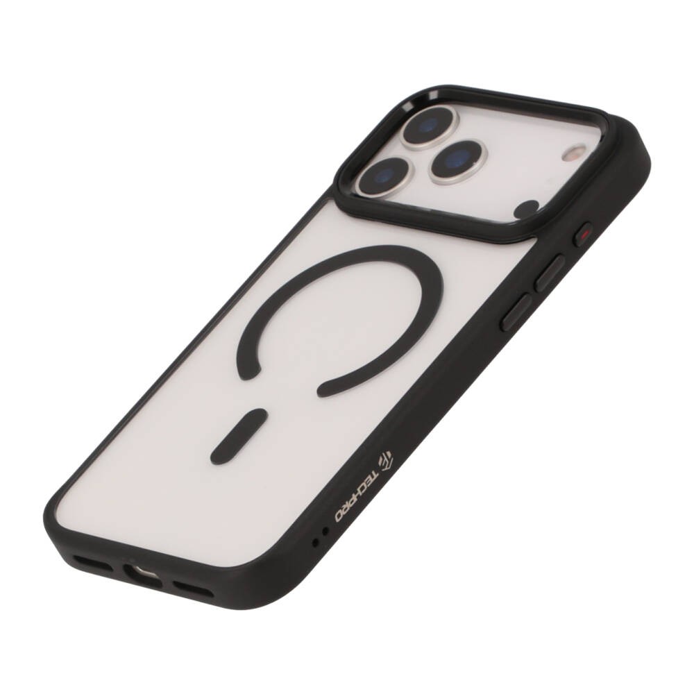 เคส TECHPRO iPhone 17 Pro Max Black Frame with magnetic
