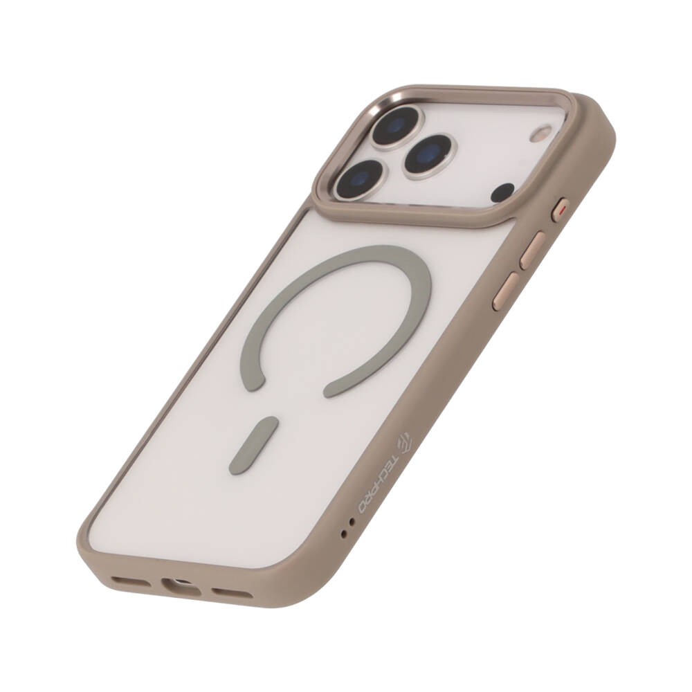 เคส TECHPRO iPhone 17 Pro Max Titanium Frame with magnetic