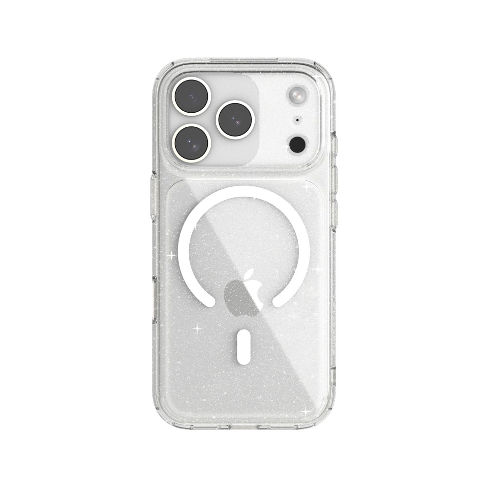 เคส JTLEGEND iPhone 17 Pro Max Glitter Hybrid Cushion Mag Crystal Clear