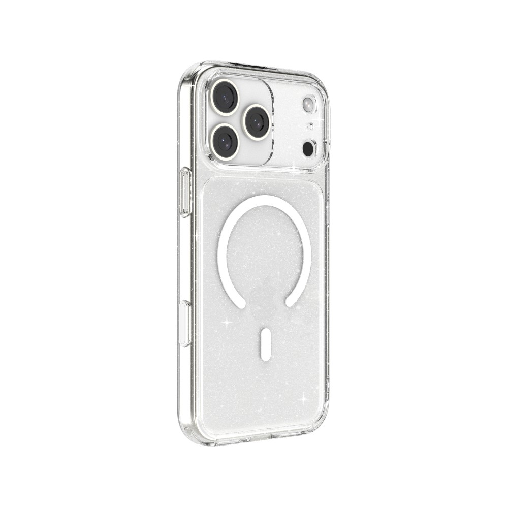 เคส JTLEGEND iPhone 17 Pro Max Glitter Hybrid Cushion Mag Crystal Clear