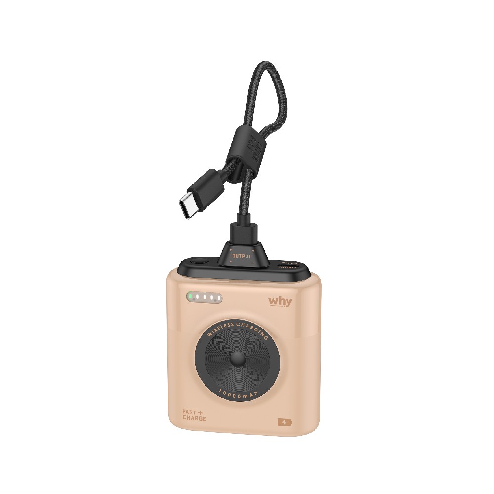 พาวเวอร์แบงค์ WHY 10000 mAh Pico PD22.5W PB-113E-Brown (CCC)