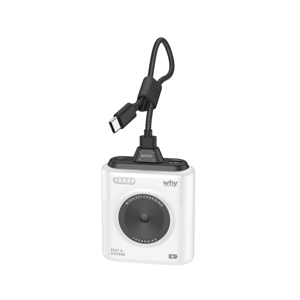 พาวเวอร์แบงค์ WHY 10000 mAh Pico PD22.5W PB-113E-White (CCC)