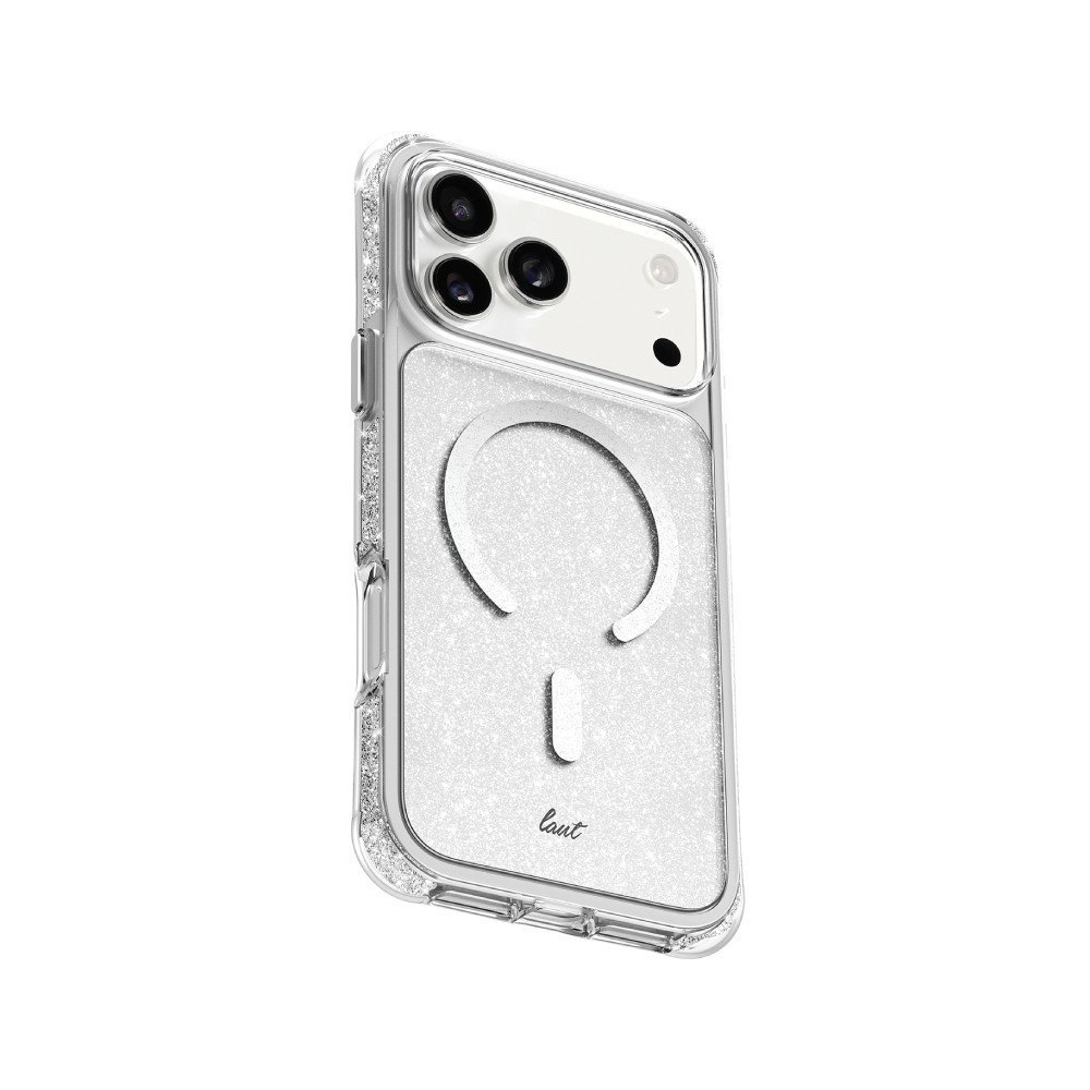 เคส LAUT iPhone 17 Pro Max Aero Sparkle Magsafe Crystal Silver