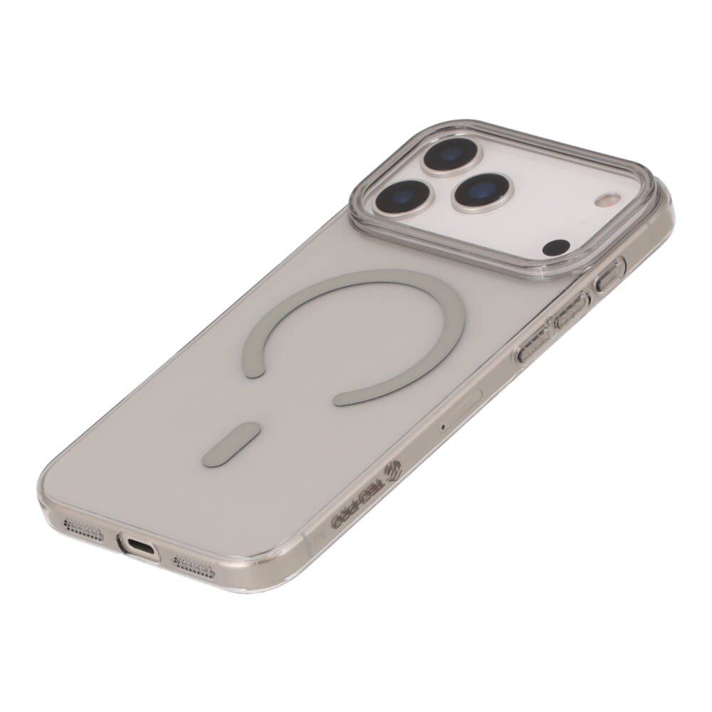 เคส TECHPRO iPhone 17 Pro MagShield with Magnetic - Transparency Gray