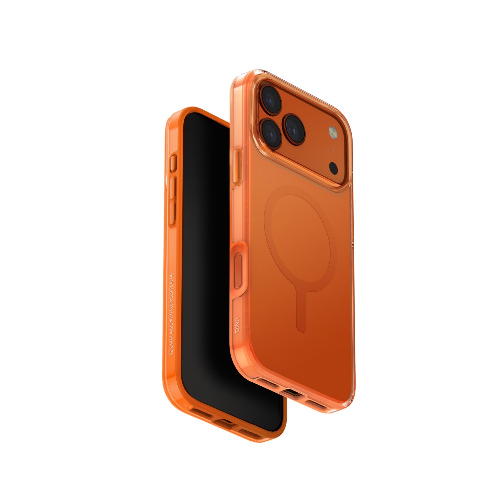 เคส Uniq iPhone 17 Pro Max Magclick Clario Volt Orange