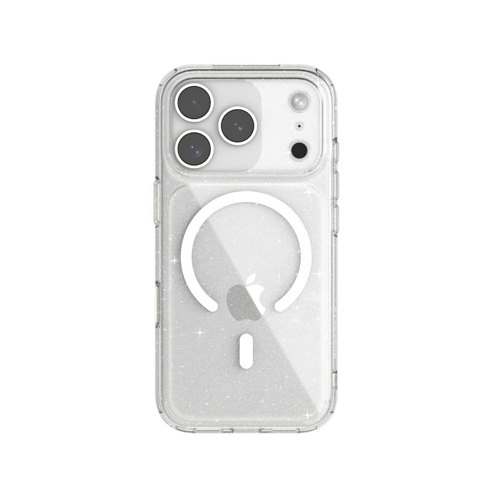เคส JTLEGEND iPhone 17 Pro Glitter Hybrid Cushion Mag Crystal Clear