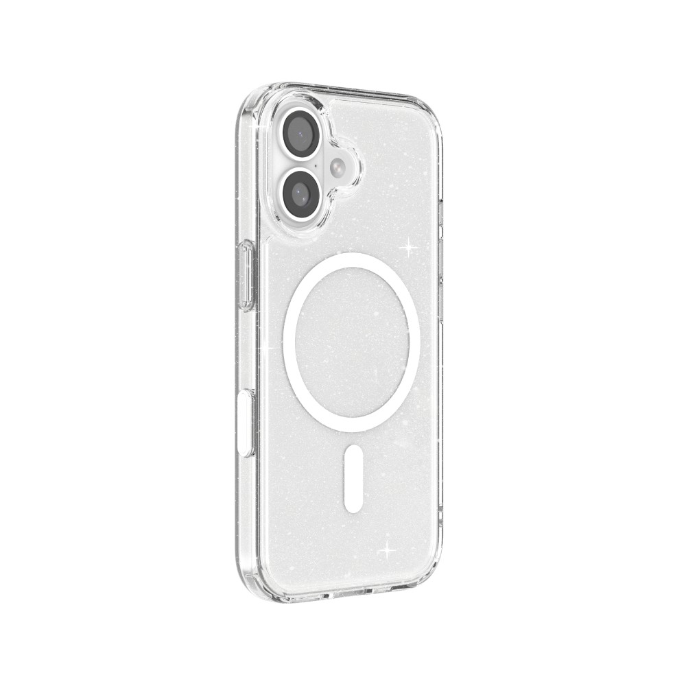 เคส JTLEGEND iPhone 17 Glitter Hybrid Cushion Mag Crystal Clear