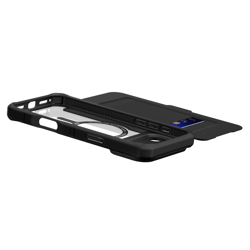 เคส ITSKINS iPhone 17 Pro MagSafe Folio Leather Black