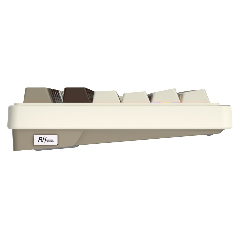 Violet Rk Switch คีย์บอร์ดเกมมิ่ง Royal Kludge N99 Laser Switch Mocha Gray Violet