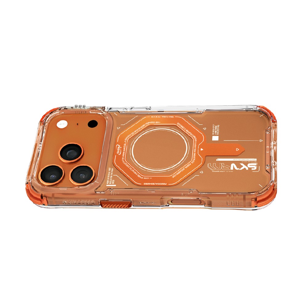 เคส Skinarma iPhone 17 Pro Magma Magsafe Orange