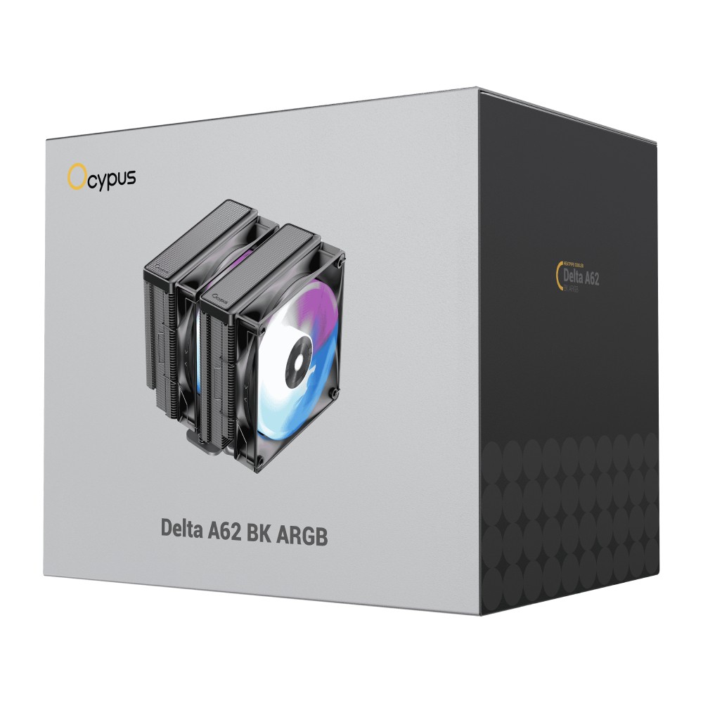 พัดลมซีพียู OCYPUS DELTA A62 ARGB Black