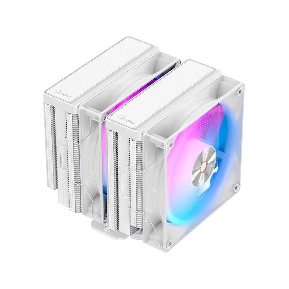 พัดลมซีพียู OCYPUS DELTA A62 ARGB White