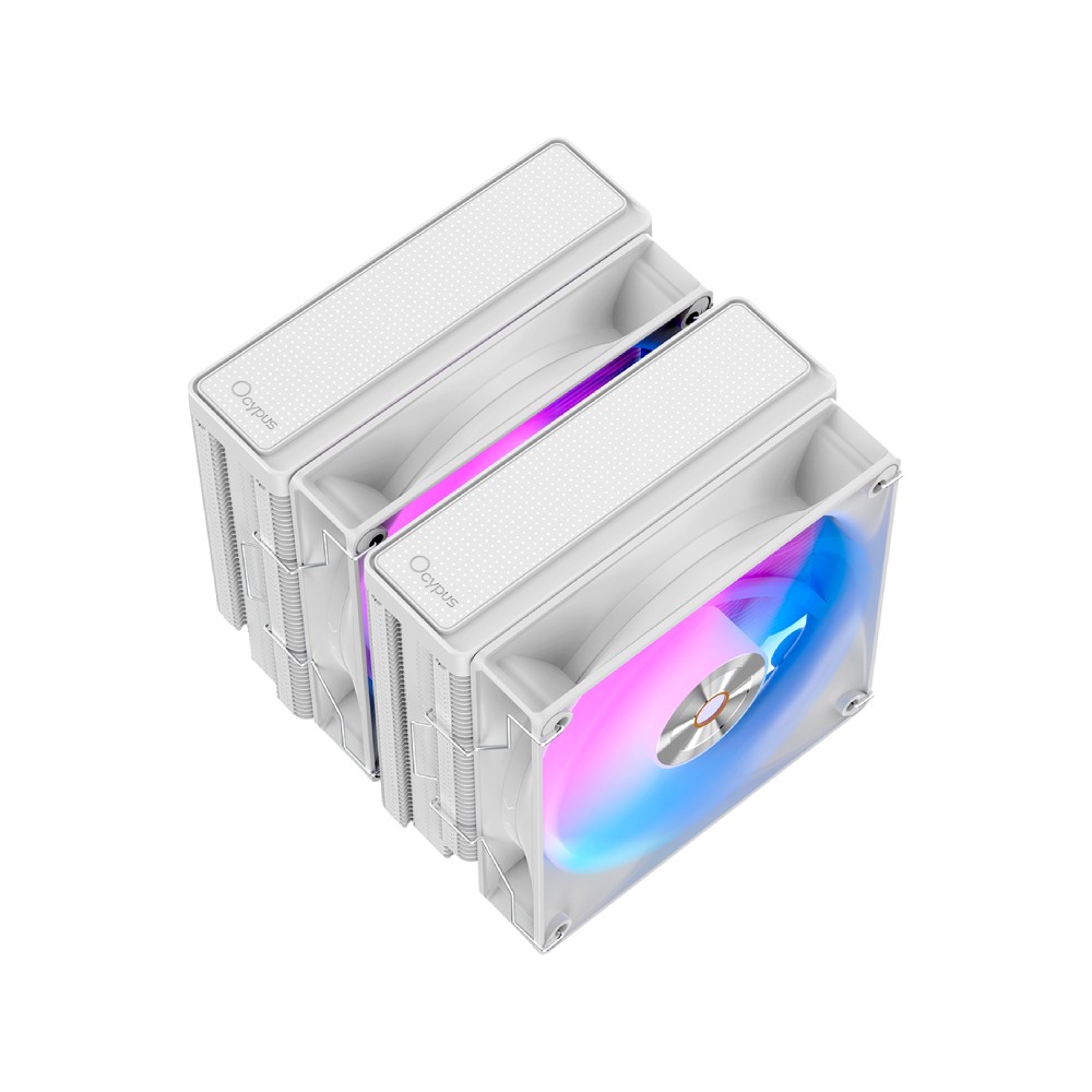 พัดลมซีพียู OCYPUS DELTA A62 ARGB White