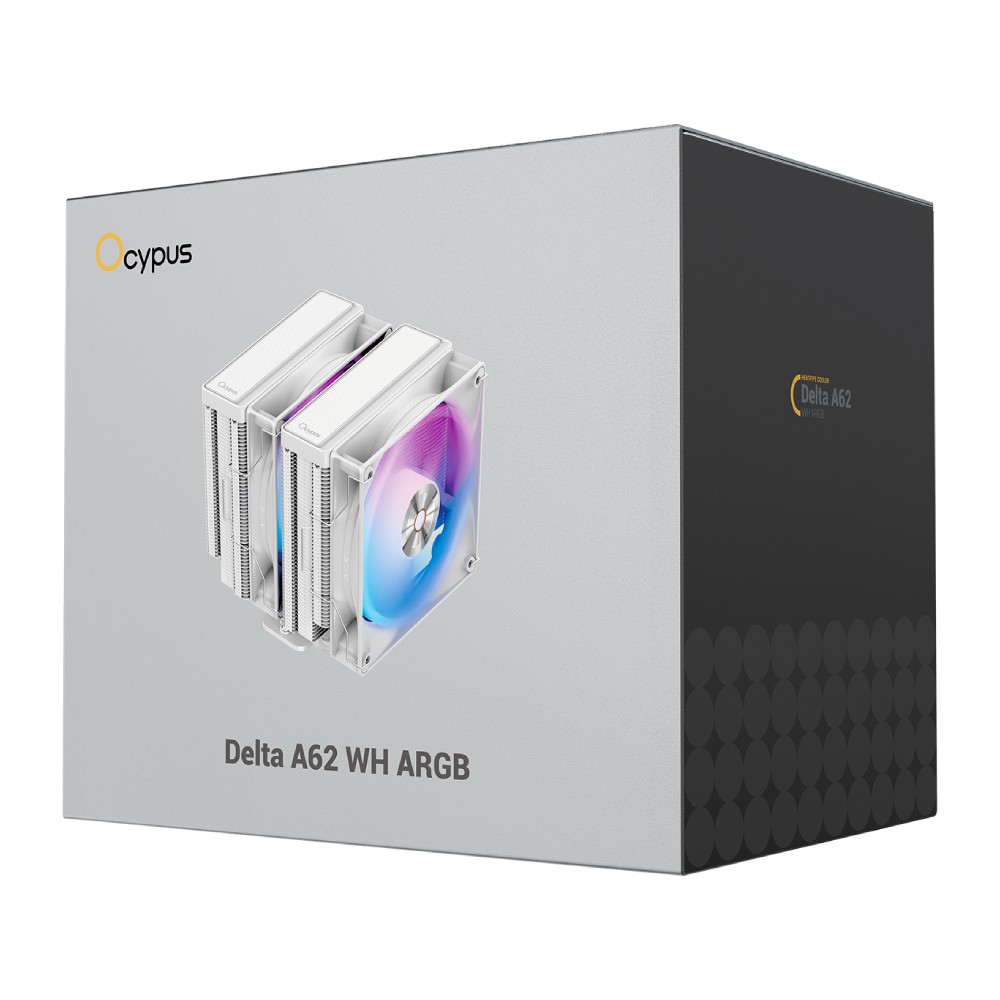 พัดลมซีพียู OCYPUS DELTA A62 ARGB White