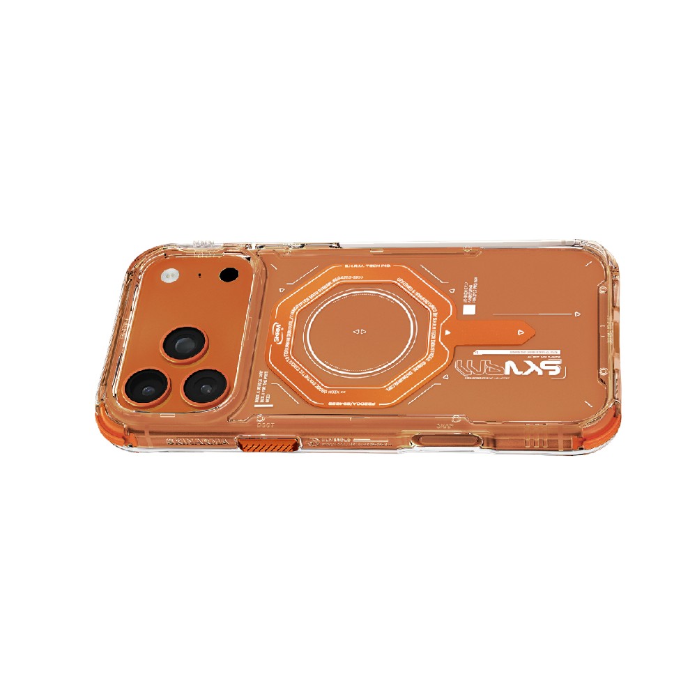 เคส Skinarma iPhone 17 Pro Max Magma Magsafe Orange