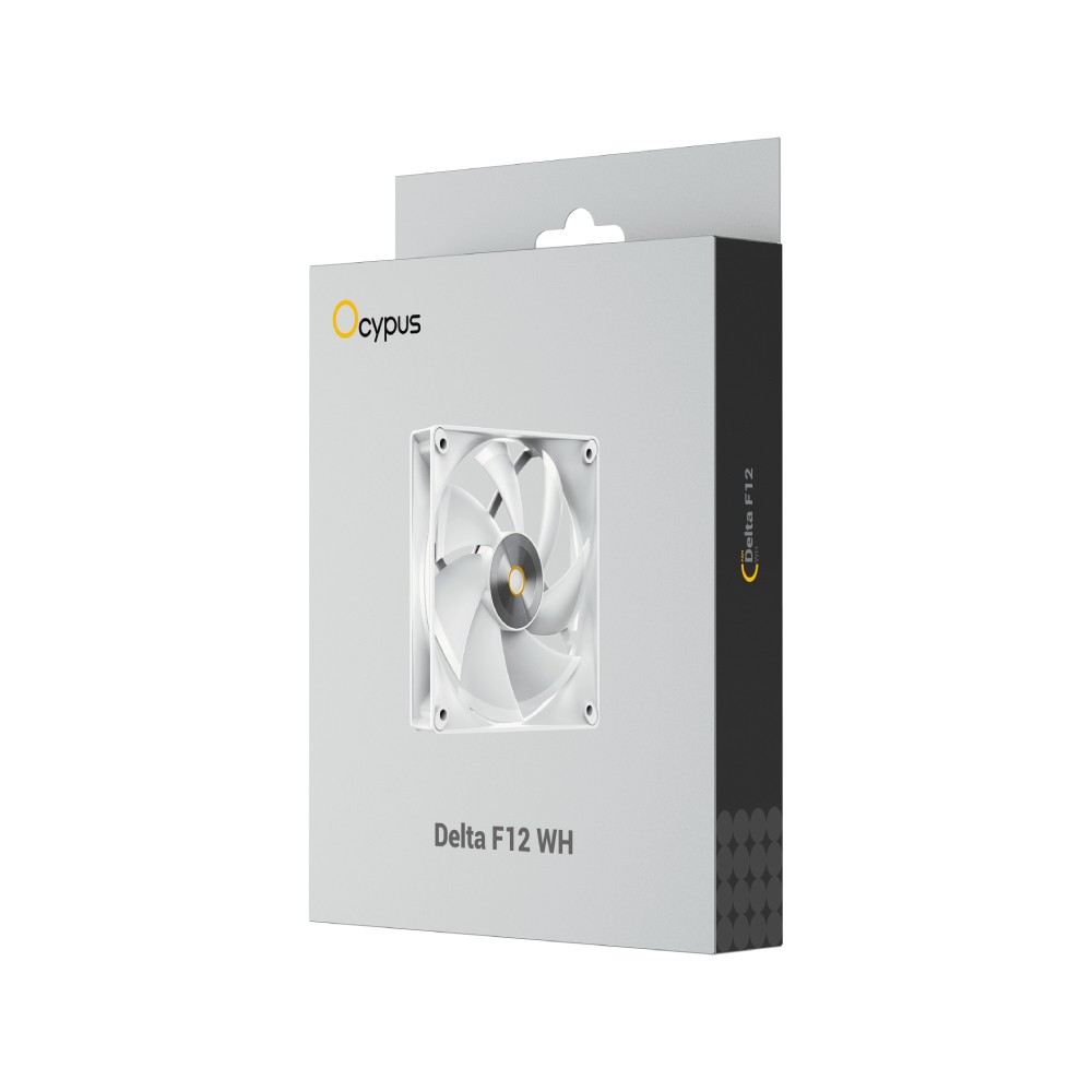 พัดลมคอม OCYPUS DELTA F12 White