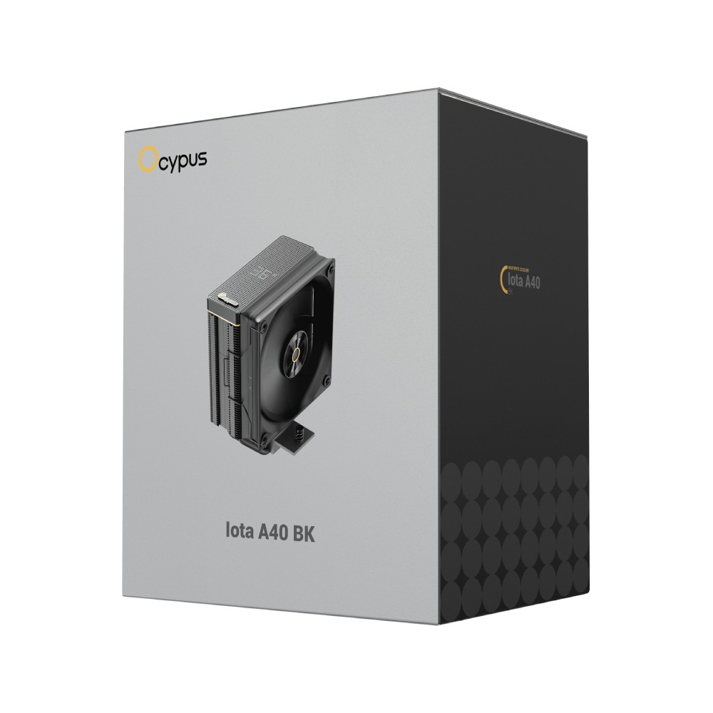 พัดลมซีพียู OCYPUS IOTA A40 Black