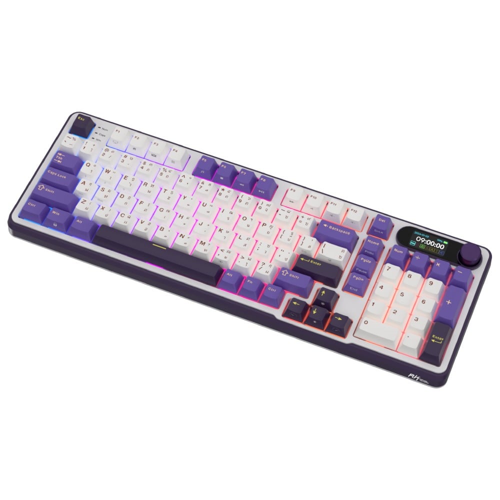 คีย์บอร์ดเกมมิ่ง Royal Kludge Gaming Keyboard RK S98 Blackberry Chartreuse Switch