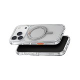เคส Uniq iPhone 17 Pro Max Magclick Swivix With 360 Rotating Kickstand Lucent Clear