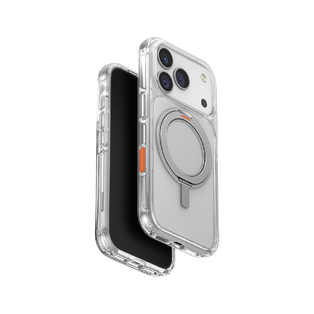 เคส Uniq iPhone 17 Pro Max Magclick Swivix With 360 Rotating Kickstand Lucent Clear