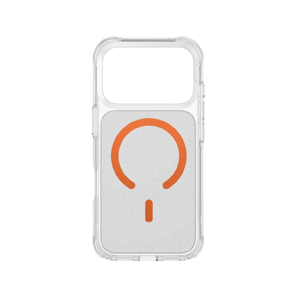 เคส Uniq iPhone 17 Pro Magclick Lifepro Xtreme Frost Clear/Volt Orange